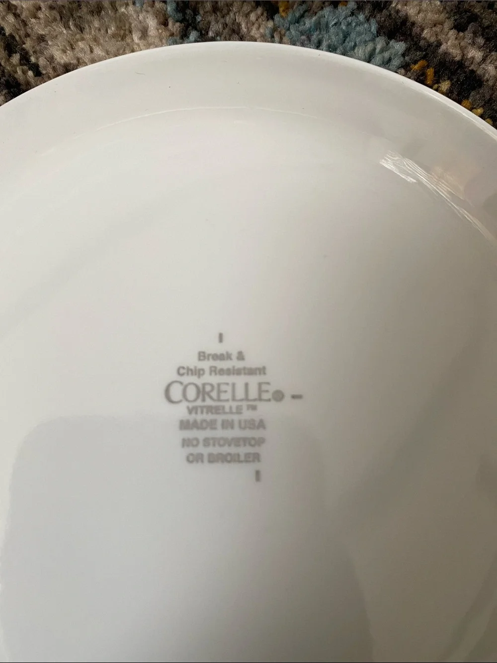 Vintage CORELLE Rosemarie White, Teal and Pink Floral Bread and Butter Plates